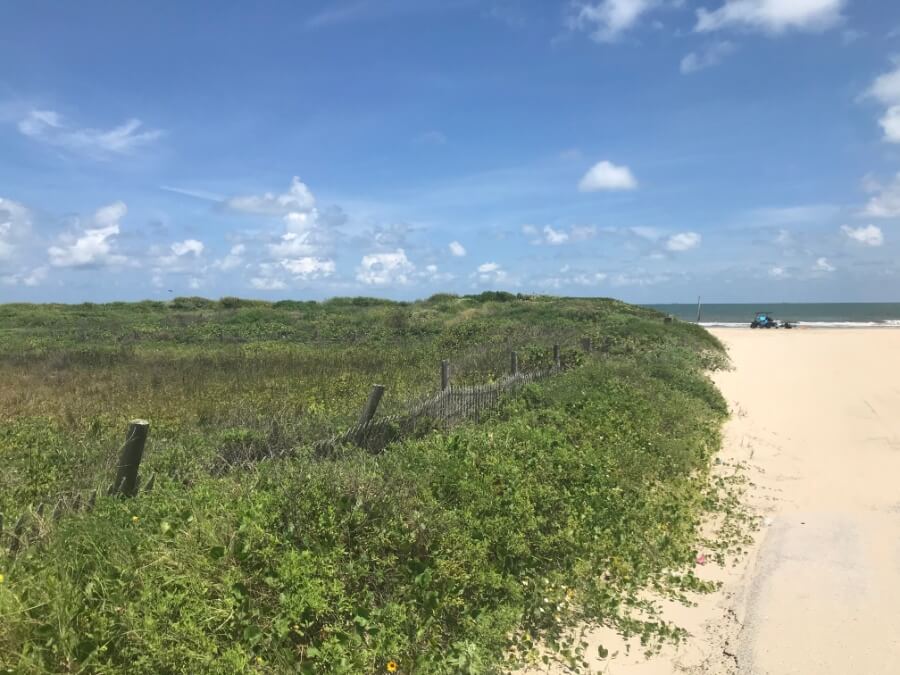 Crystal Beach, Texas on a sunny day