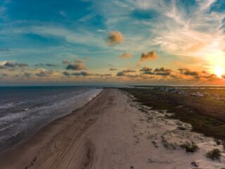 A Texas beacah town named Matagorda