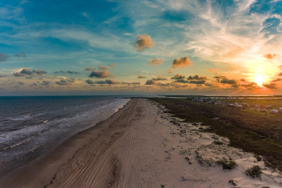 A Texas beacah town named Matagorda