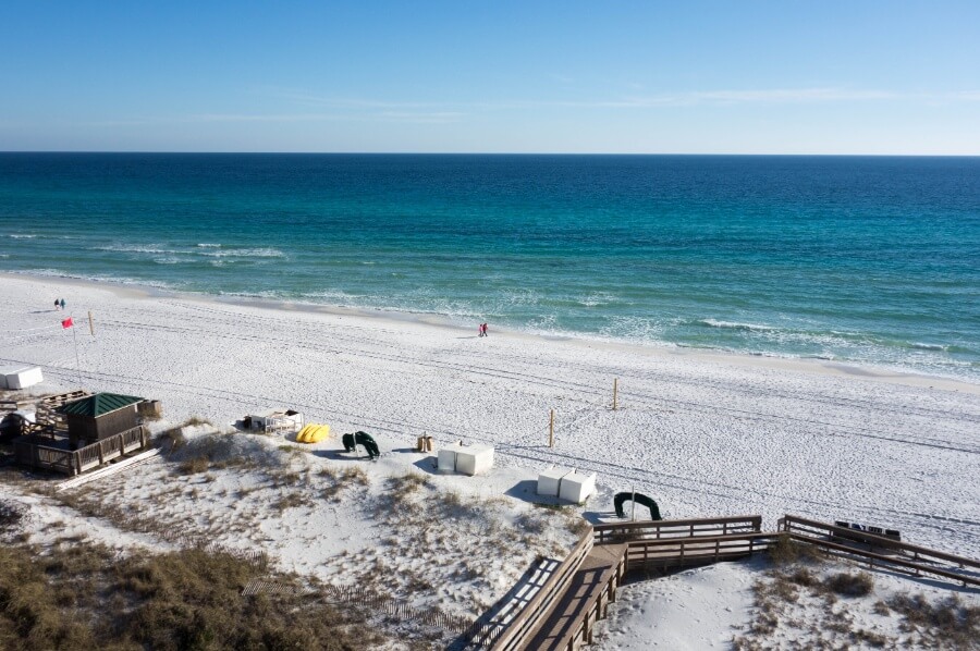 A quiet beach in Florida called Sandestin