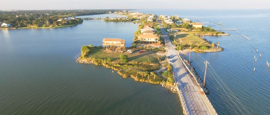 A drone picture of Seabrook