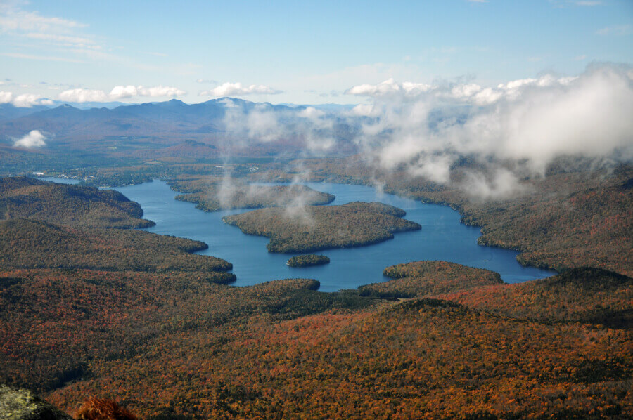 View from the Adirondack Mountains