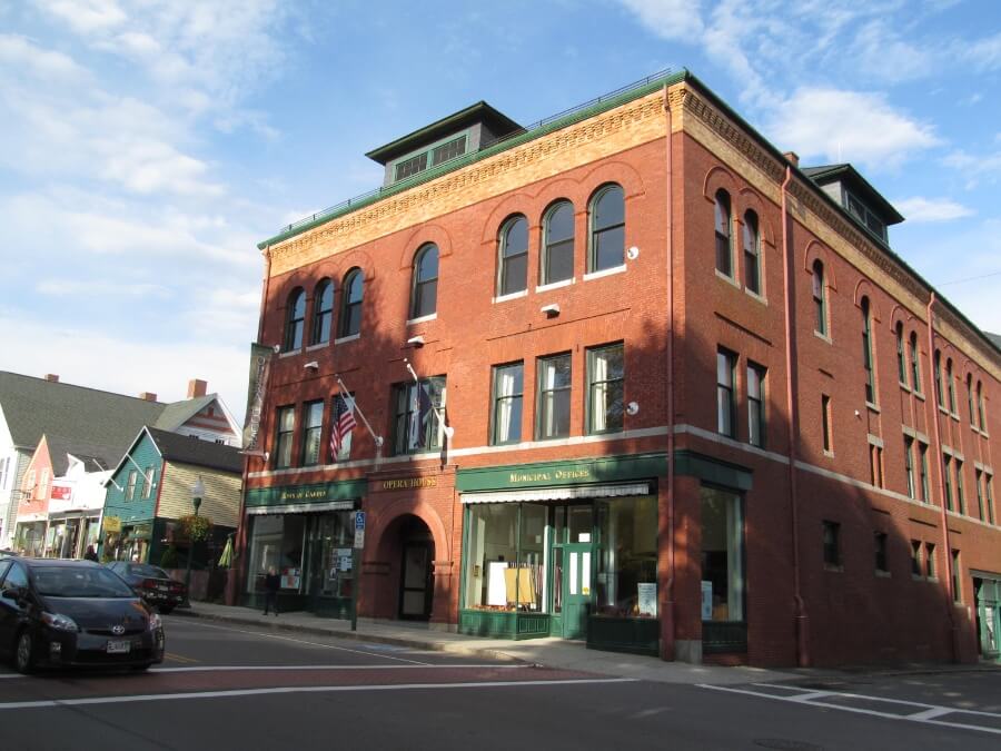 The exterior of the Camden Opera House
