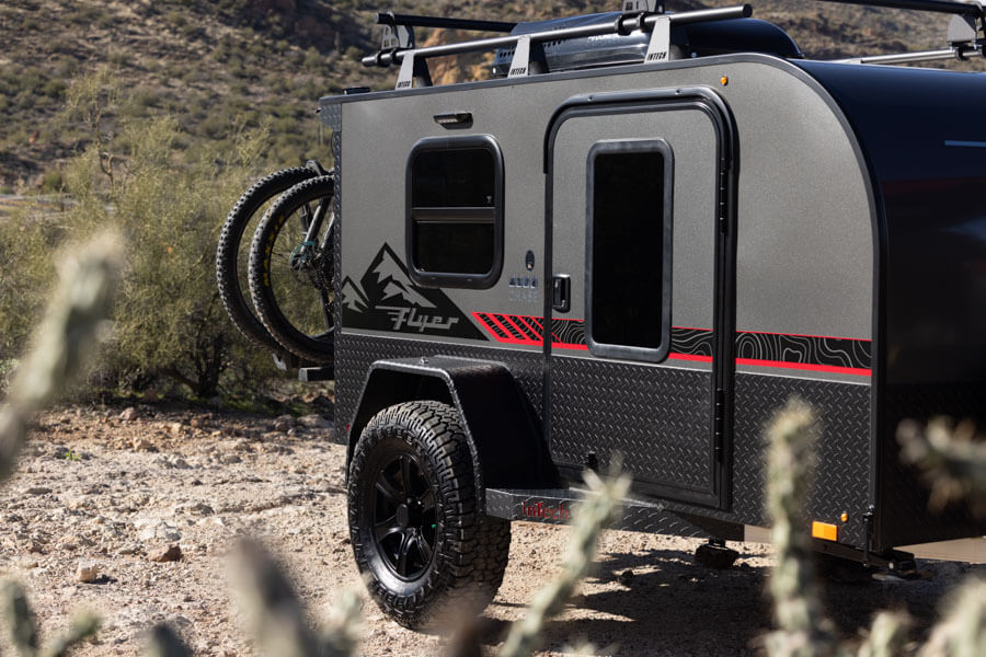 Flyer Chase cheap teardrop camper by inTech