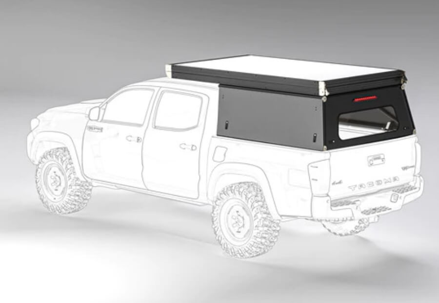 A render of the GFC platform truck camper