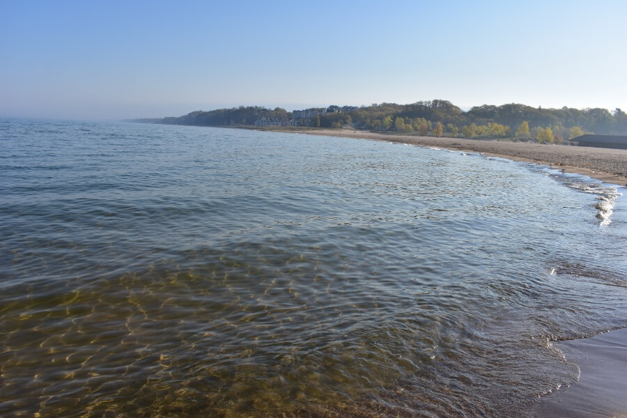 Holland State Park where you can go camping on the beach in Michigan
