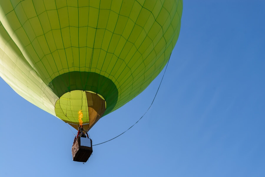 Hot air balloons which are a popular thing to do in western Massachusetts