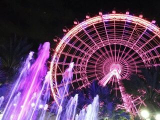 The ICON wheel in Orlando which is a romantic thing to do in the city