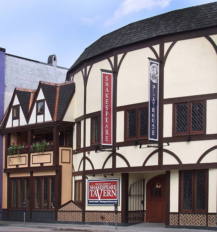 Exterior of the Shakespeare Tavern Playhouse