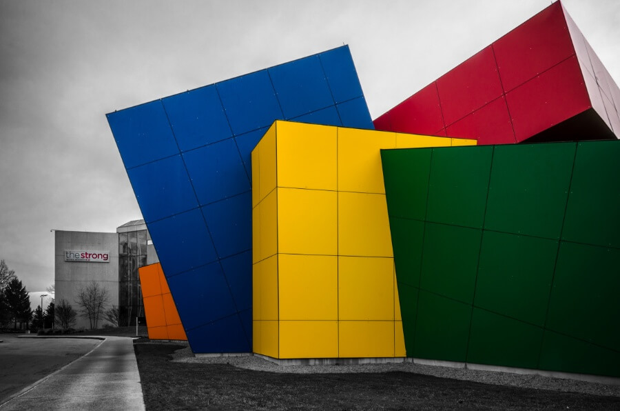 The front of The Strong National Museum of Play