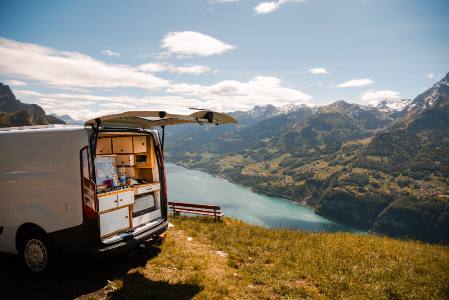 A beautiful place to think of funny RV and cute camper names