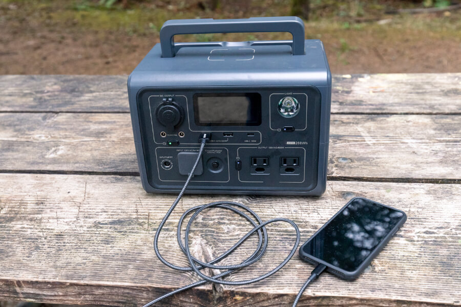 A power station which can charge your other glamping accessories