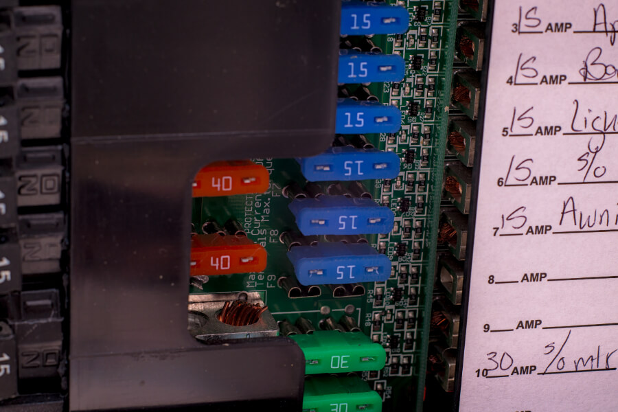 An RV circuit breaker