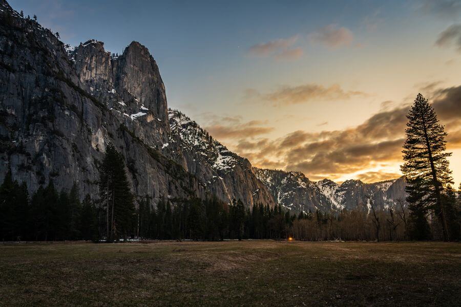 Cook's Meadow in the evening