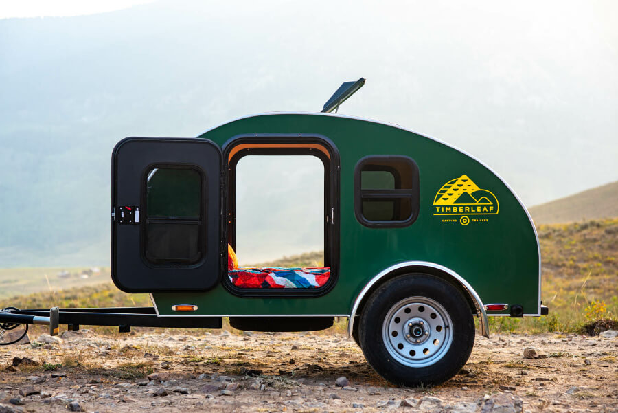 The Kestrel travel trailer under 2,000 pounds