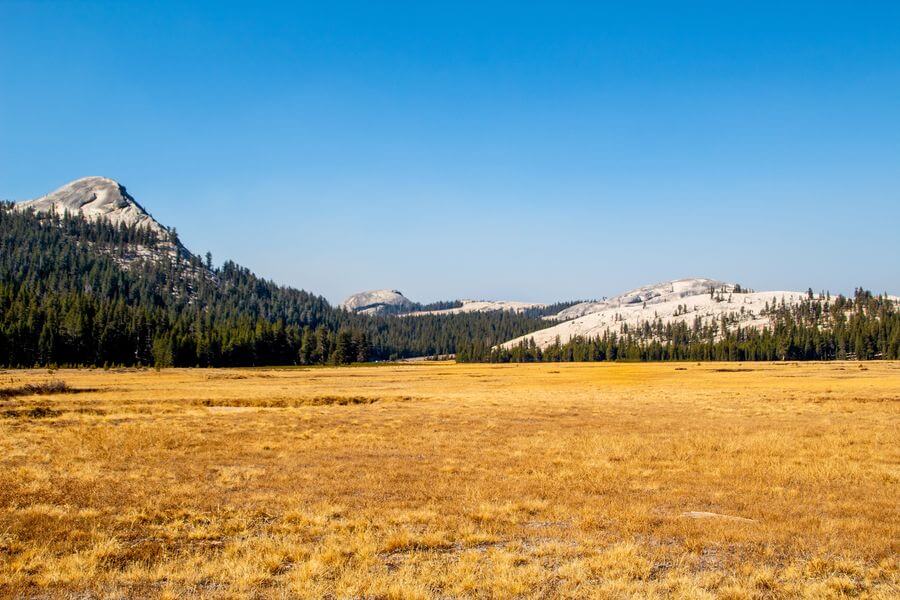 Tuolumne Meadows before sunset