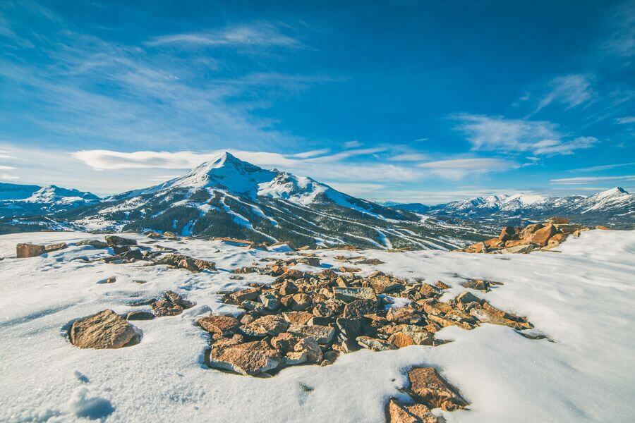 Mountains in Big Sky, Montana