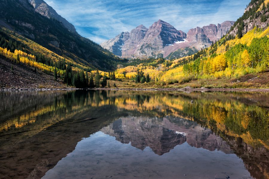 Maroon Bells one of the most beautiful places in Colorado