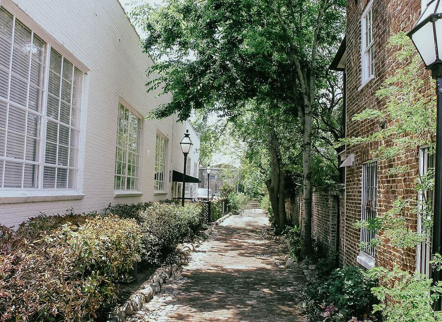 An alley in Charleston