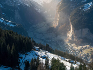 View in Lauterbrunnen