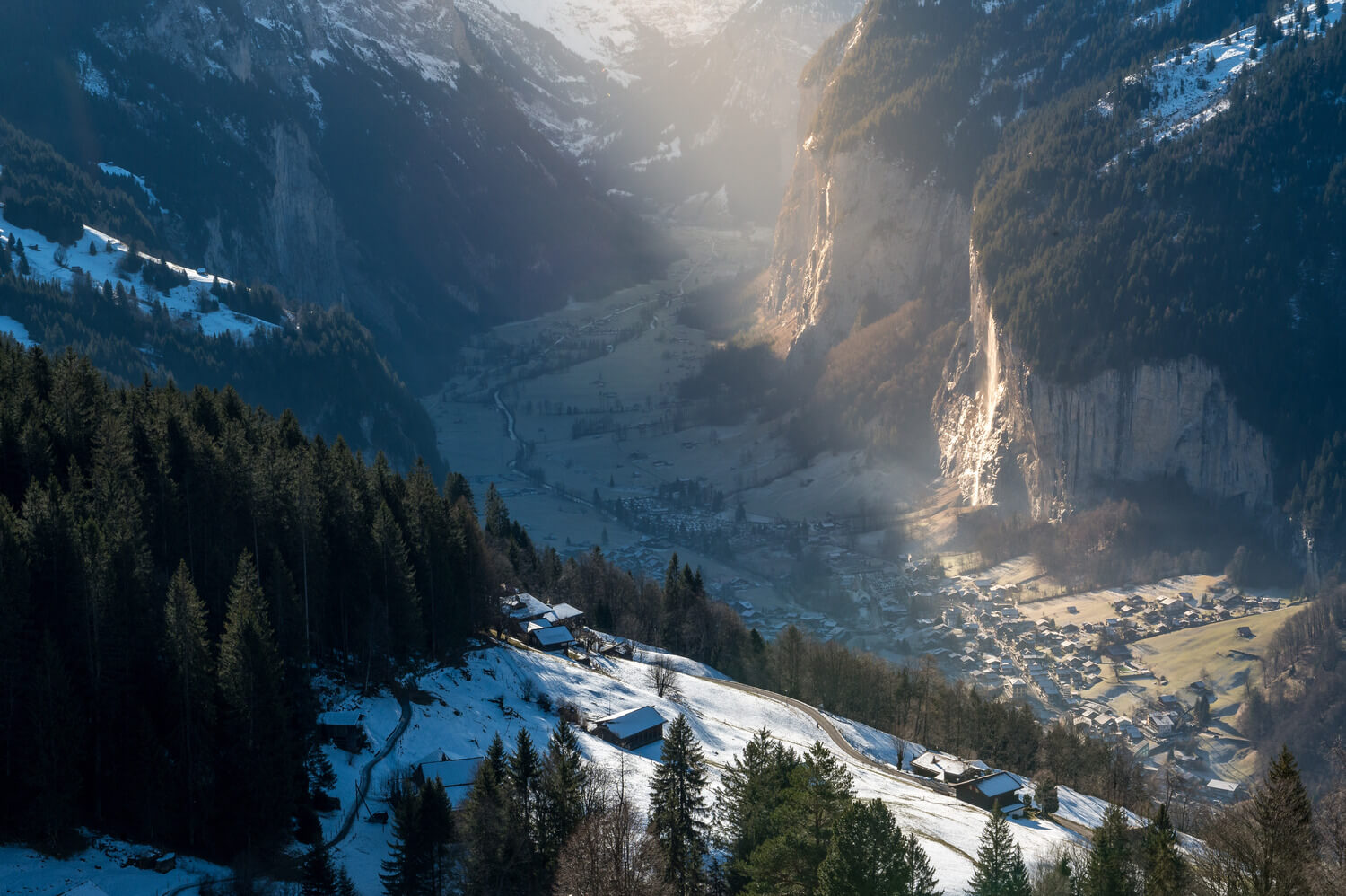 View in Lauterbrunnen