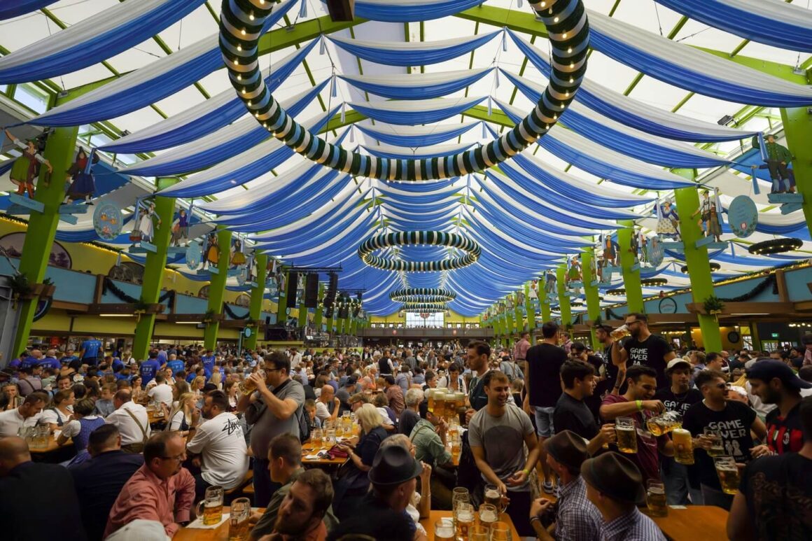 A Munich Beer Garden