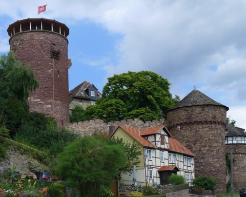 A stop on Fairy Tale Road Germany
