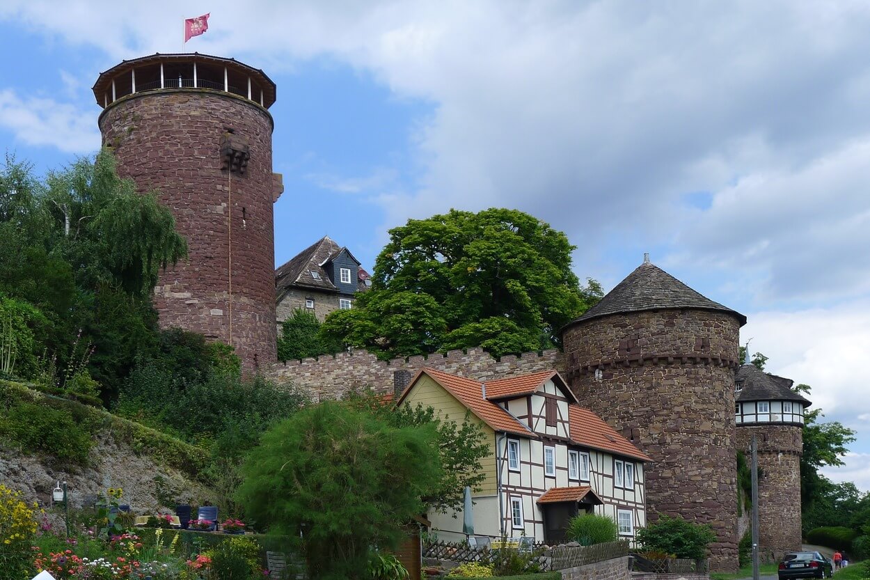 A stop on Fairy Tale Road Germany