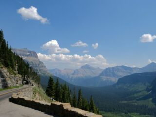 View from a roadtrip in the USA