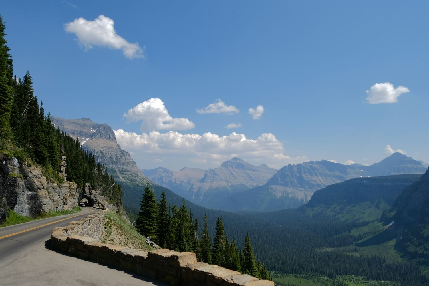 View from a roadtrip in the USA