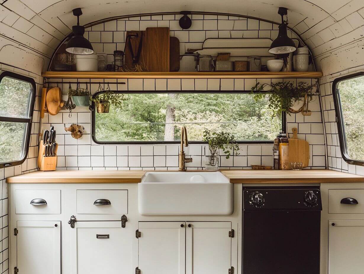 An Airstream interior remodel