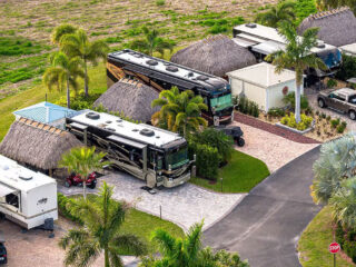 A luxury RV resort in Florida