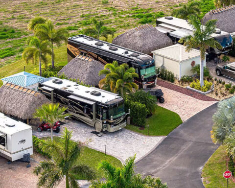 A luxury RV resort in Florida