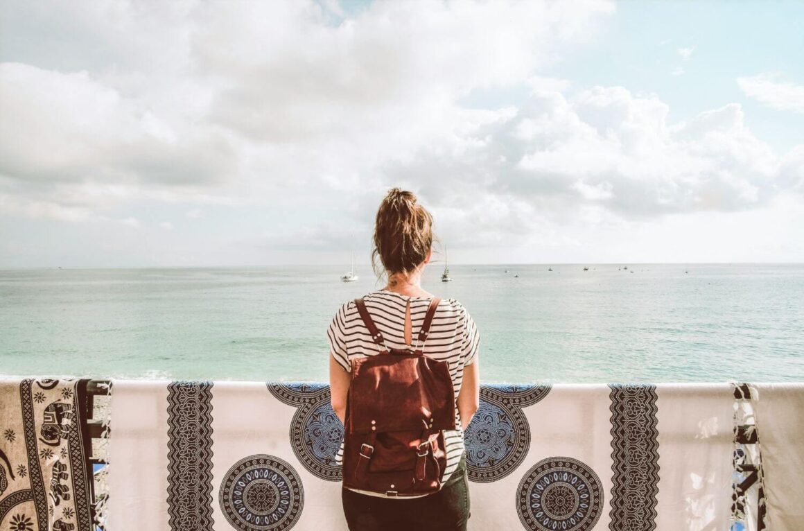 A woman who did not forget essential items on her Italy packing list