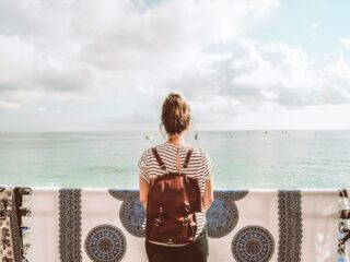 A woman who did not forget essential items on her Italy packing list