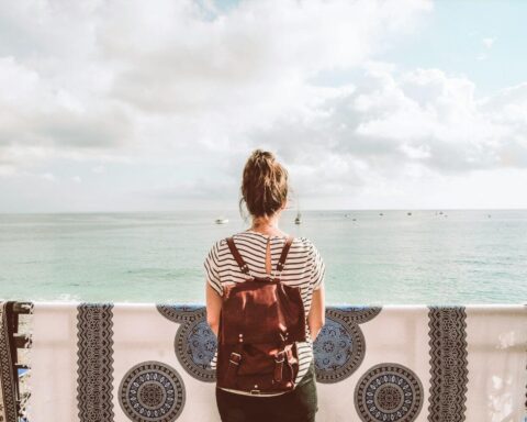 A woman who did not forget essential items on her Italy packing list
