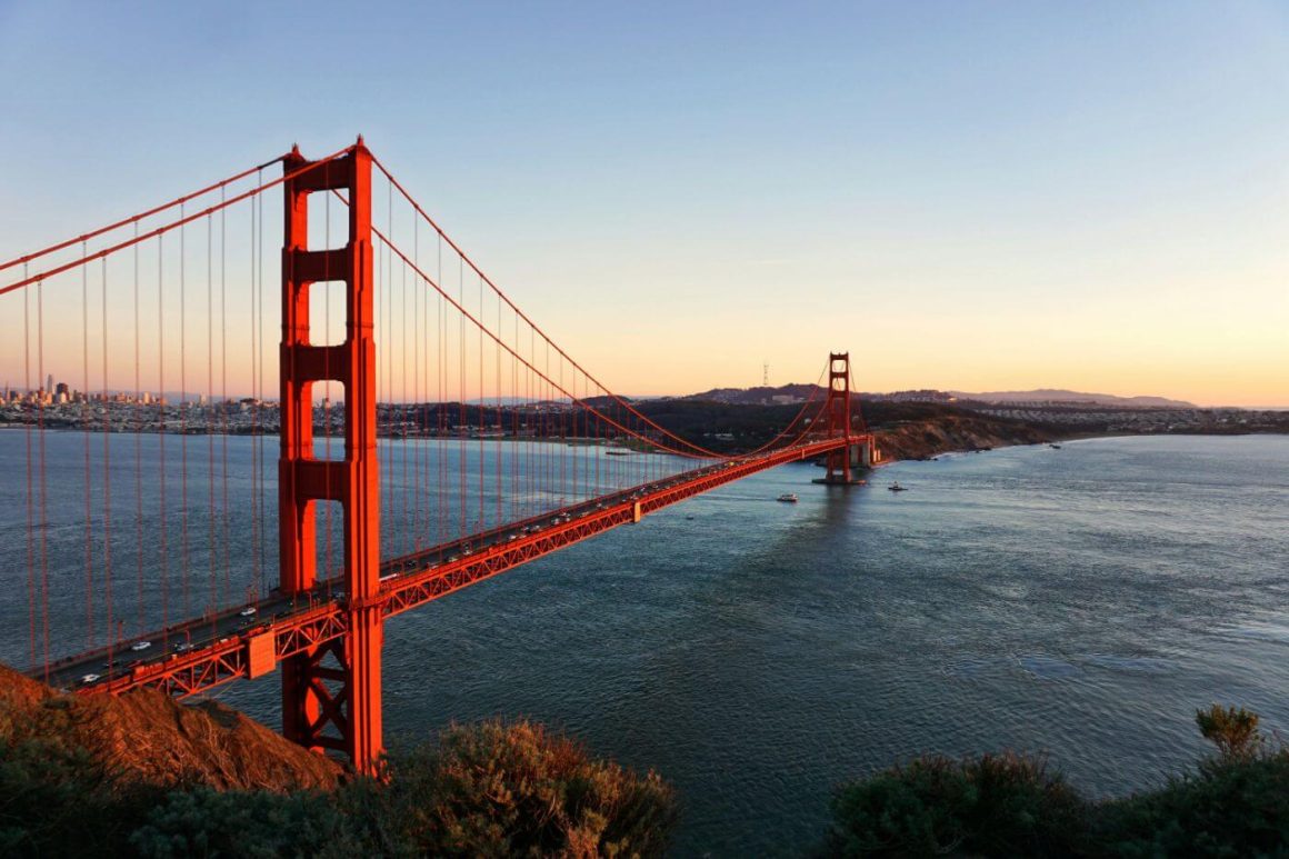 The Golden Gate Bridge in San Francisco