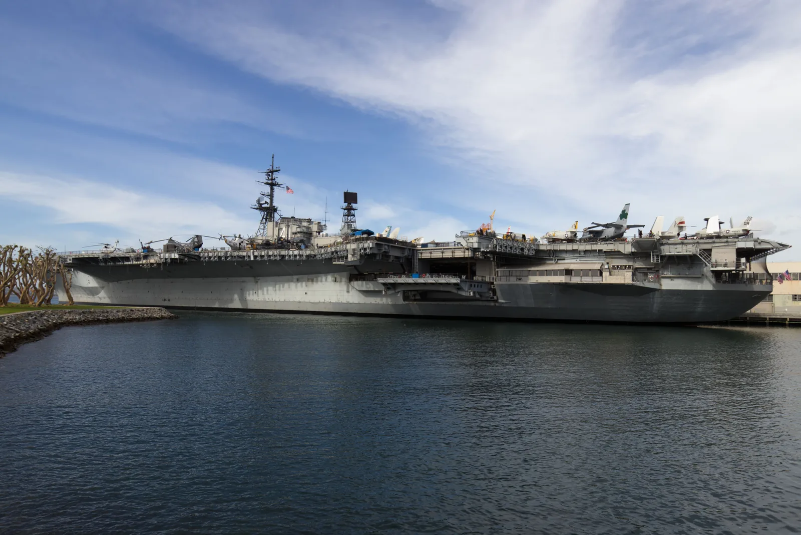 USS Midway aircraft carrier museum on the San Diego waterfront