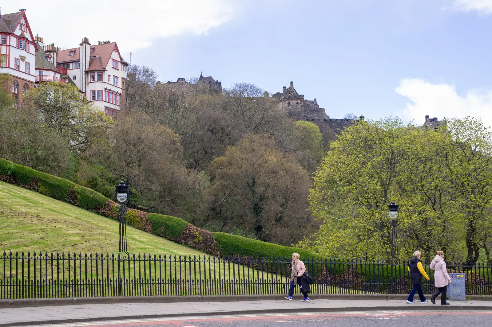 Edinburgh Castle on its crag above the Old Town
