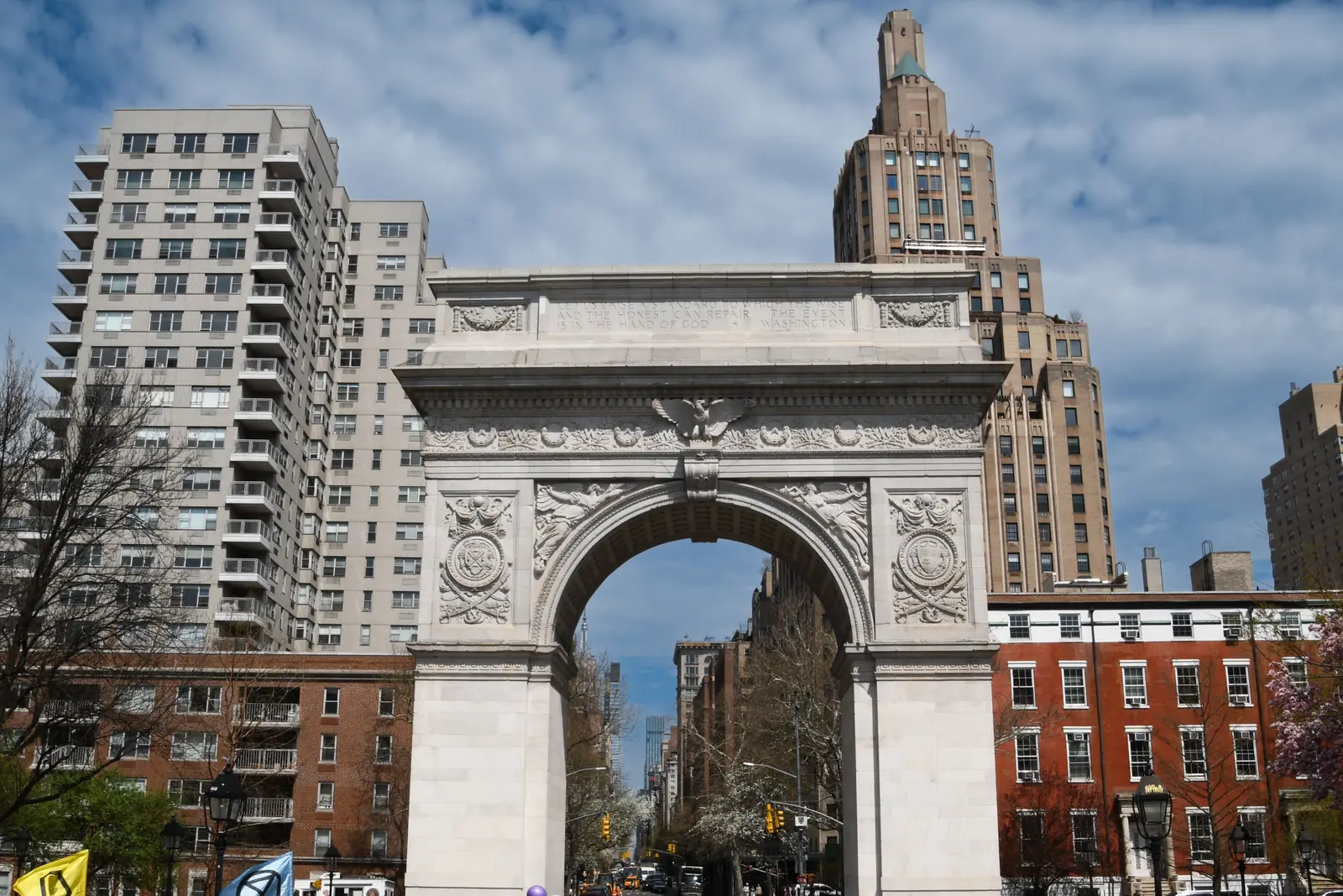 Washington Square Arch in Greenwich Village, New York City