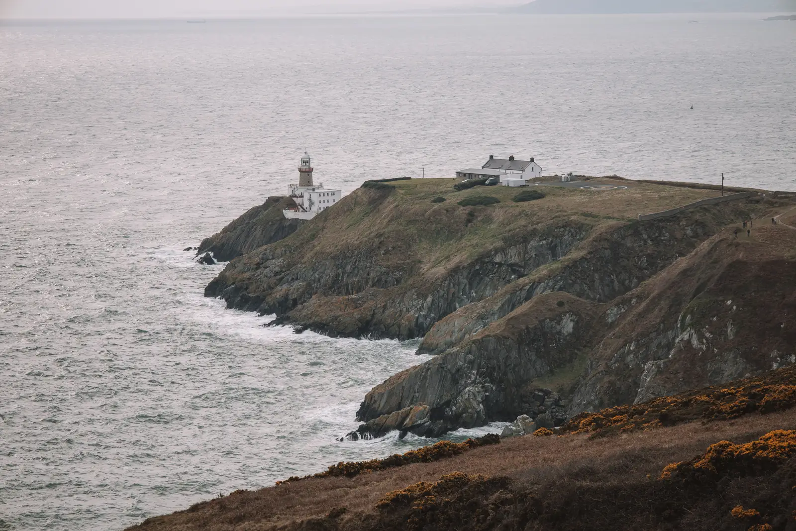 The Baily Lighthouse on the headland at Howth Head