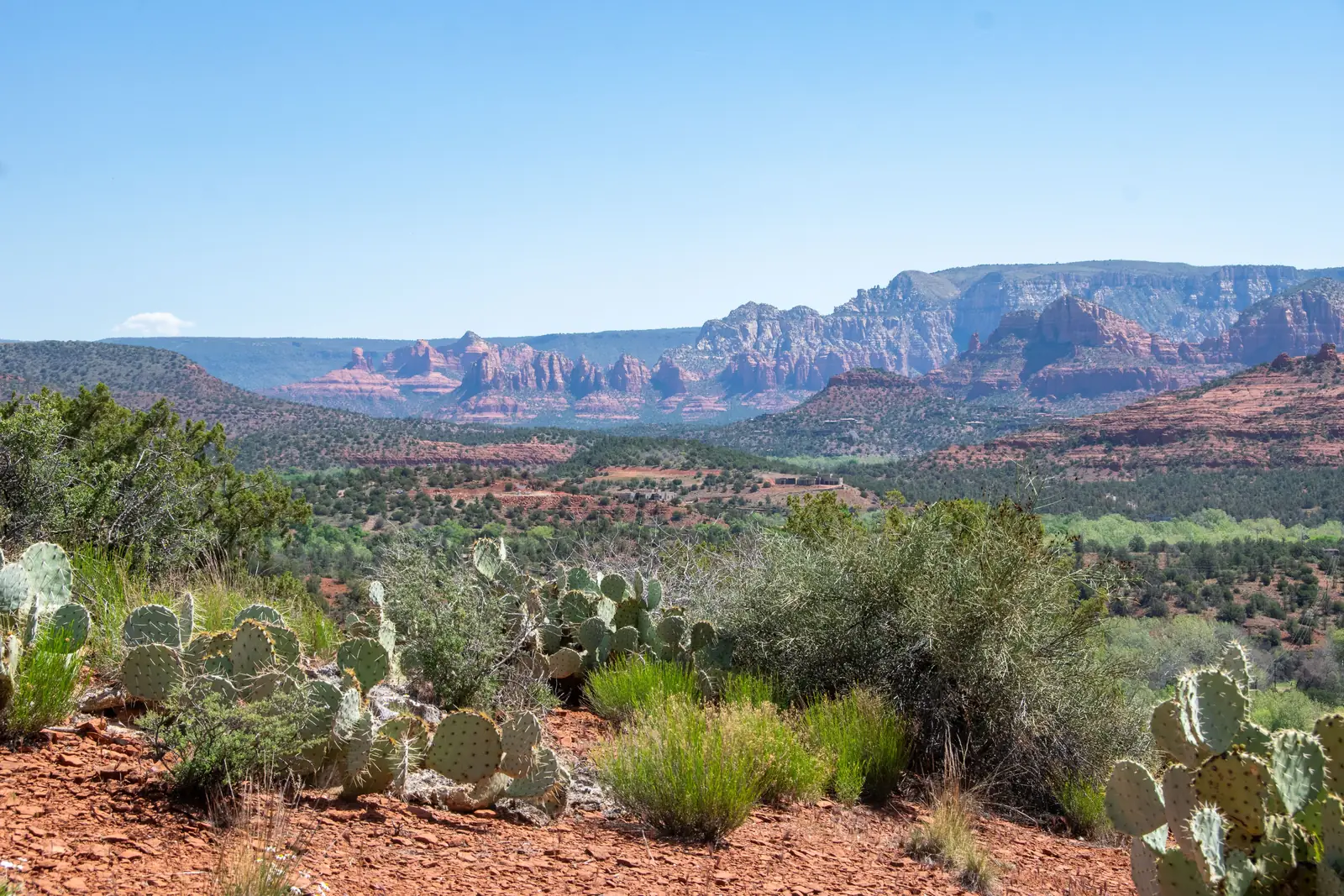 The landscape of Red Rock State Park in Arizona