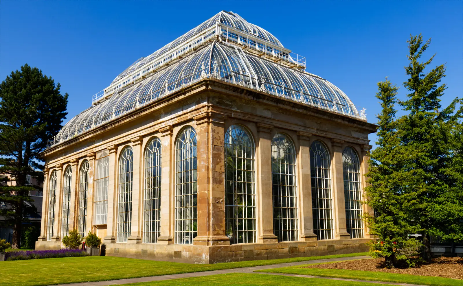 A Victorian glasshouse at the Royal Botanic Garden in Edinburgh