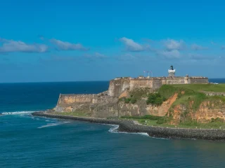 Castillo San Felipe del Morro on the coast of Old San Juan Puerto Rico