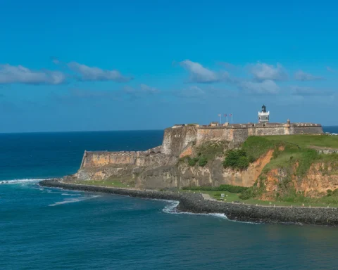 Castillo San Felipe del Morro on the coast of Old San Juan Puerto Rico