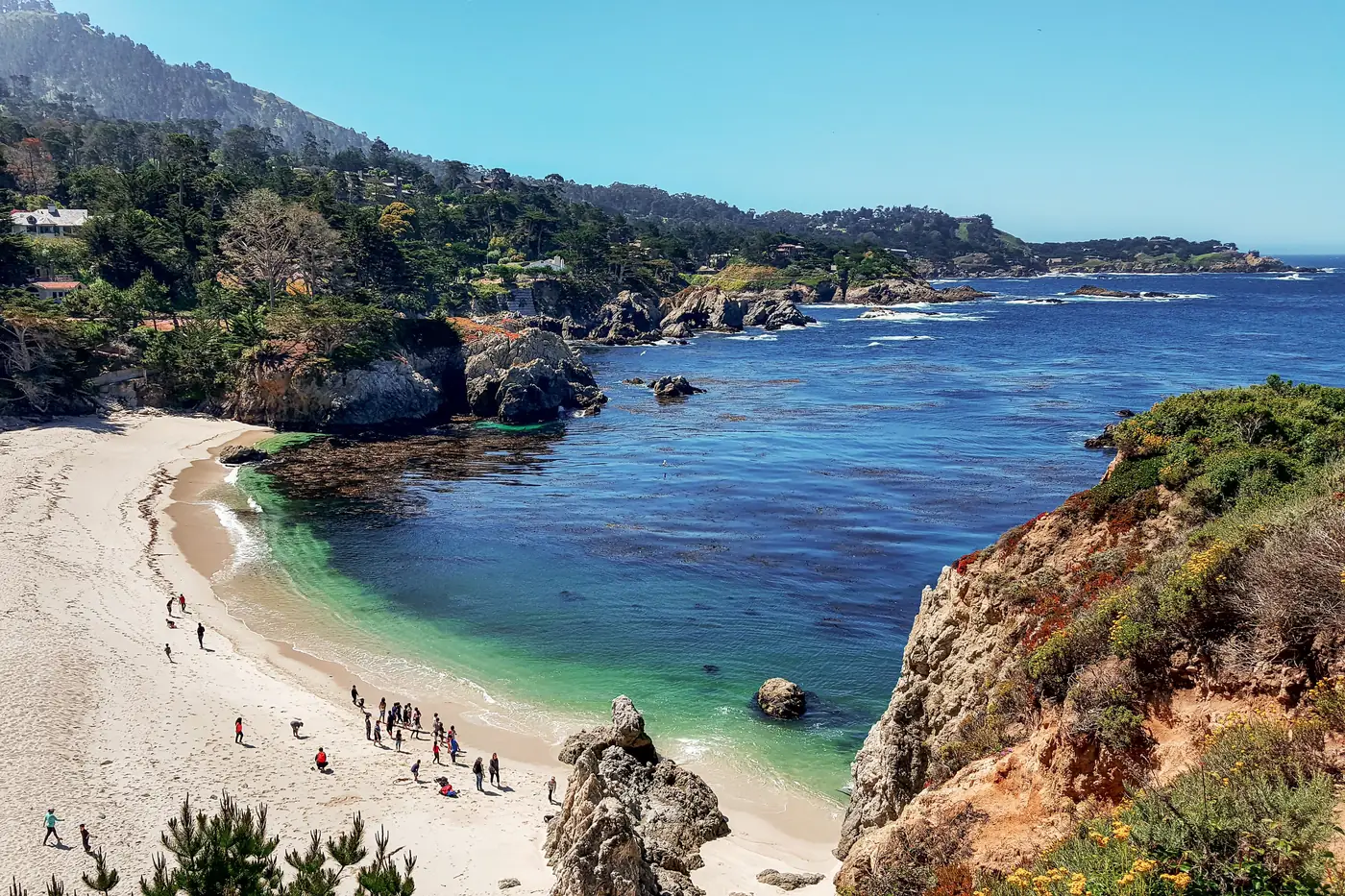 The rugged coast near Carmel-by-the-Sea, California