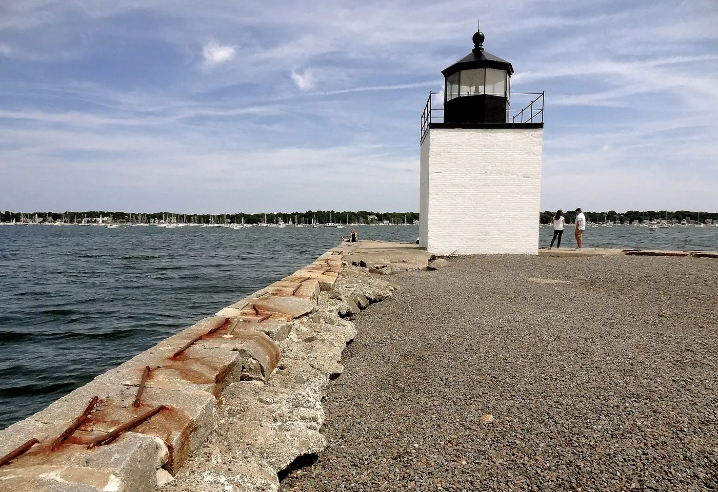 Derby Wharf Light Station at the end of Derby Wharf in Salem