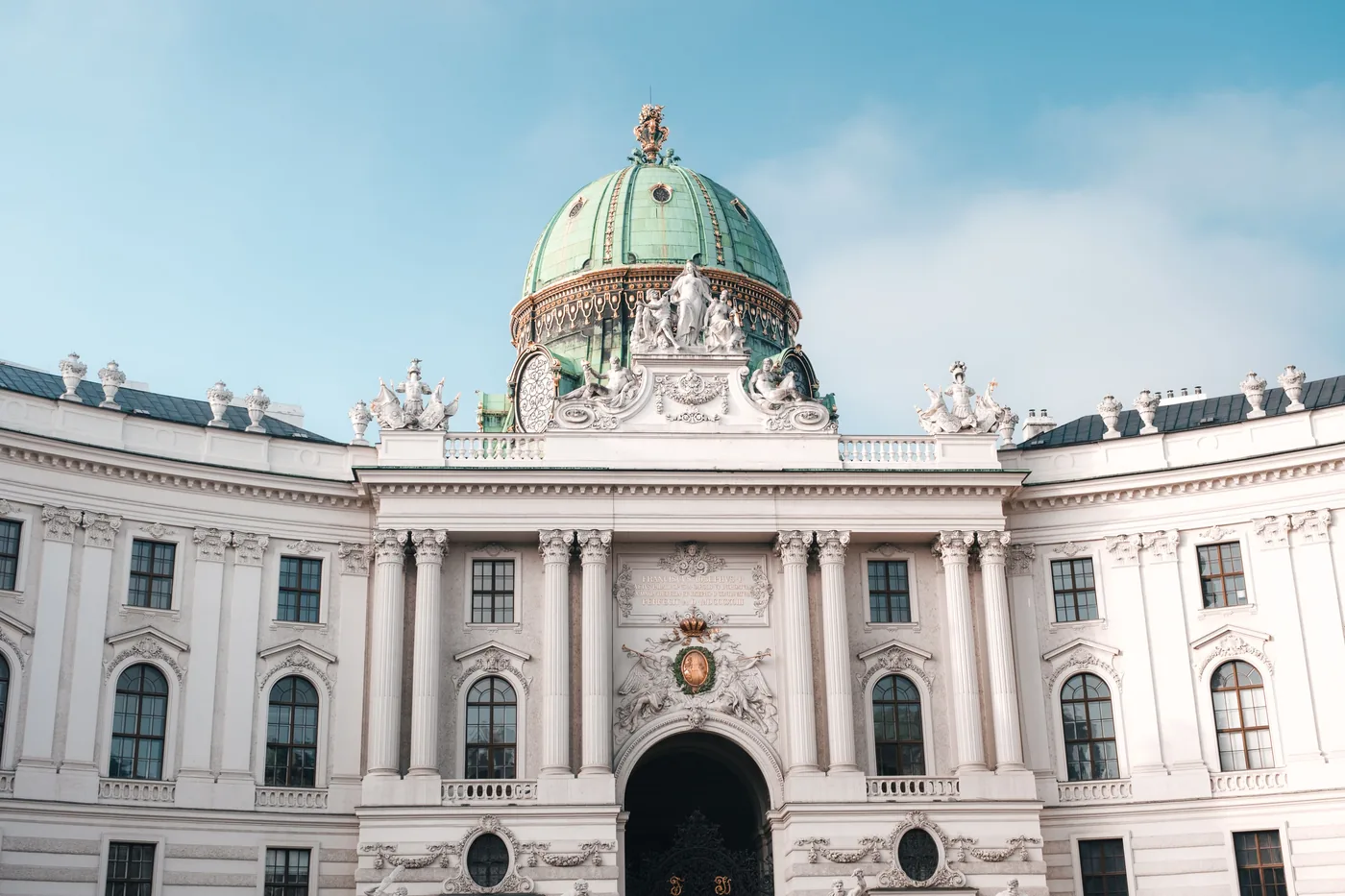 The Hofburg palace complex in central Vienna
