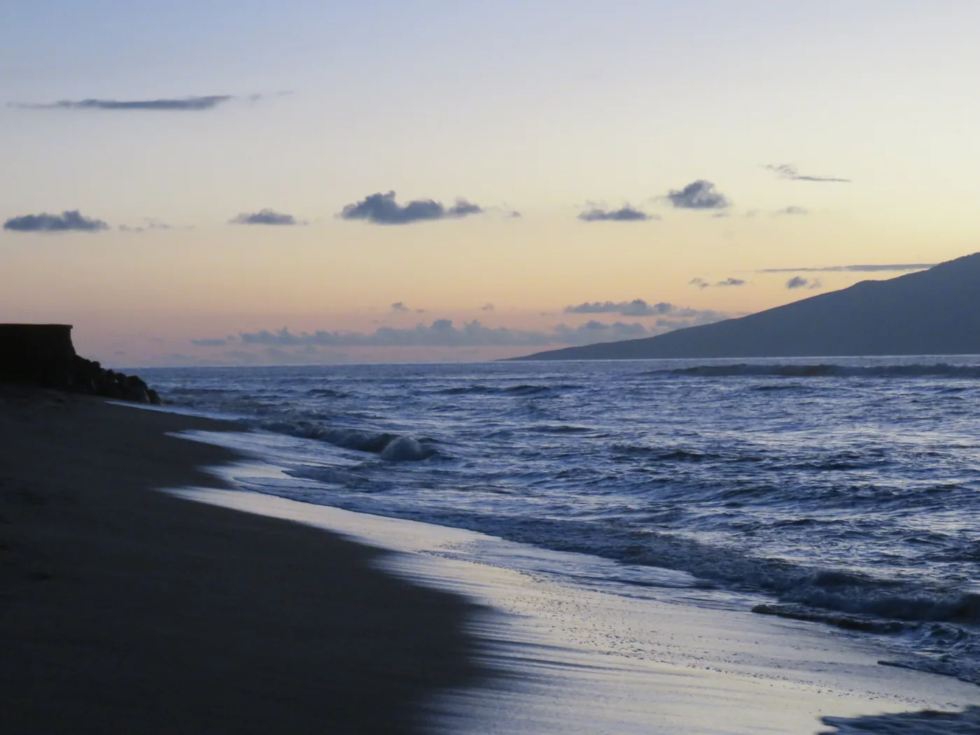 Sunset over Kaʻanapali Beach on Maui