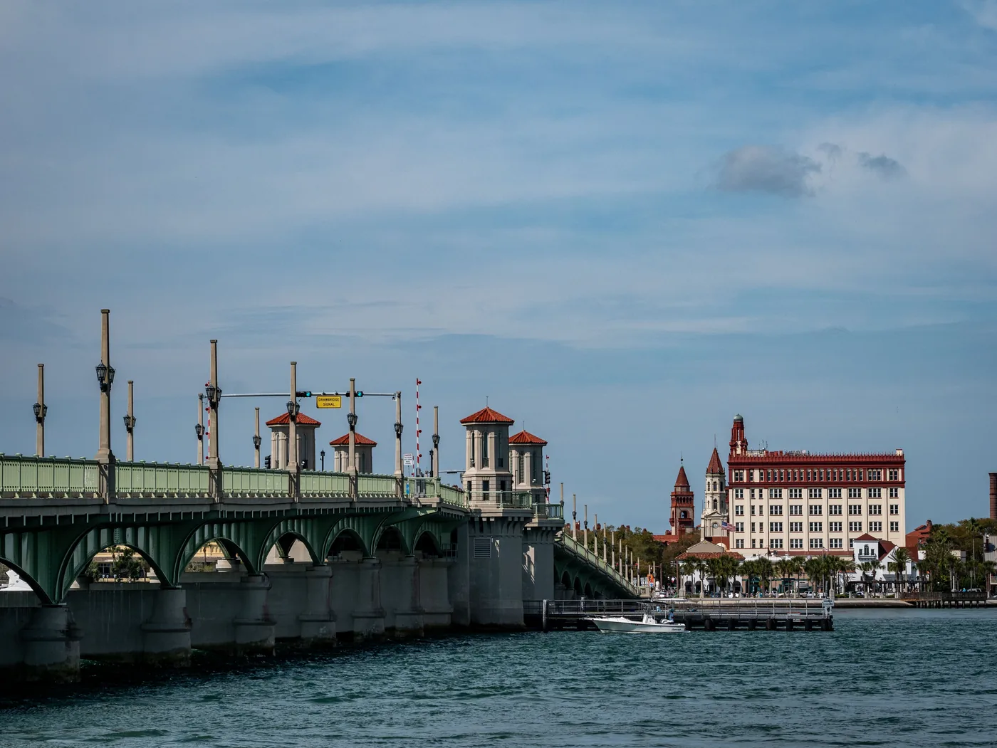 The Bridge of Lions leading into St. Augustine, Florida